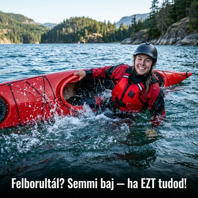 Borulás kezelése — Mit csinálj, ha felborul a kajakod?