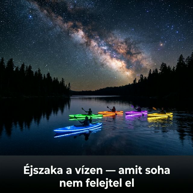 Éjszakai vízitúra — A víz más arca a csillagok alatt