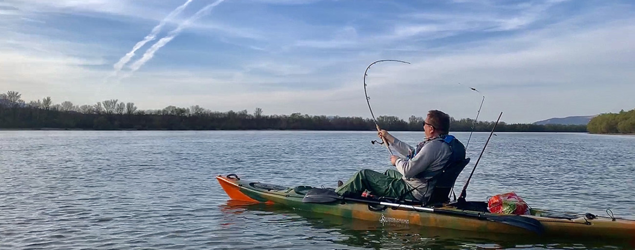 kajakos kenus pergetős horgásztúra