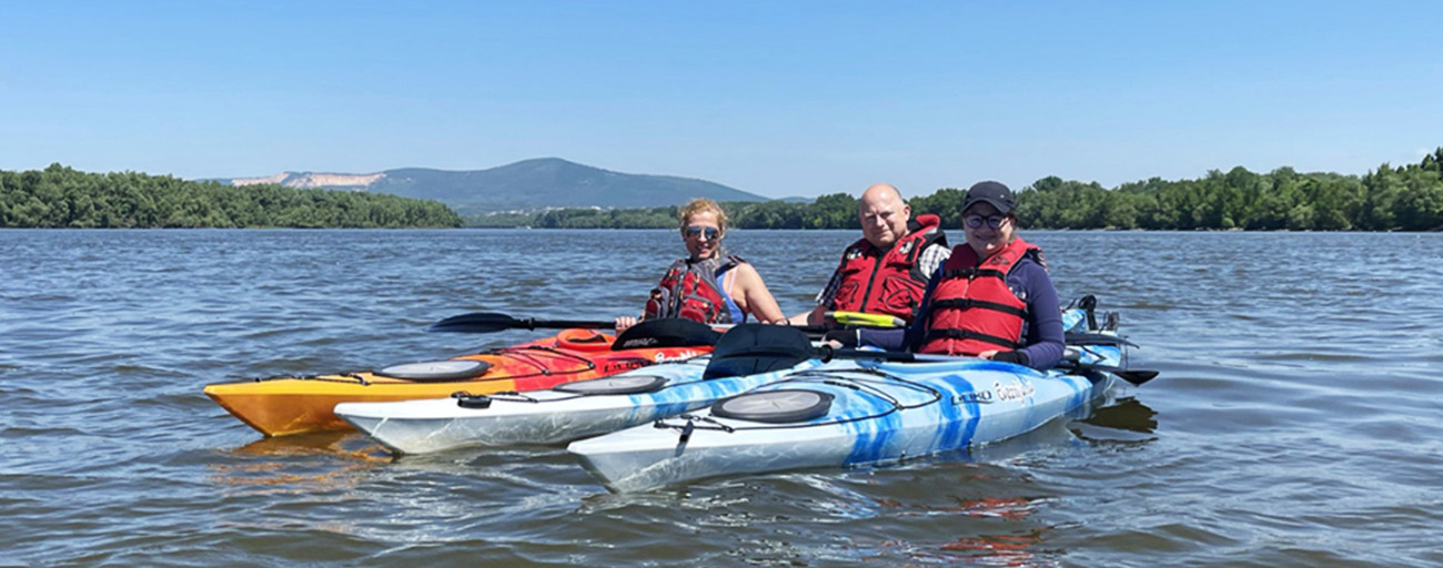 gyakorló kajak kenu túra