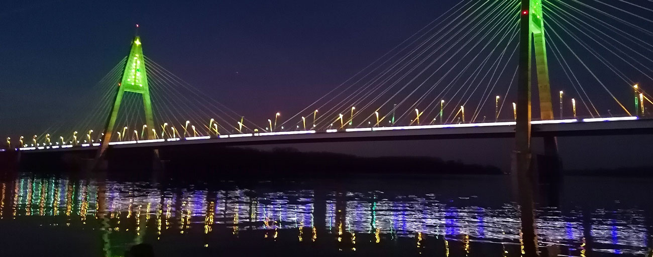 Téli kajaktúra a megyeri hídhoz