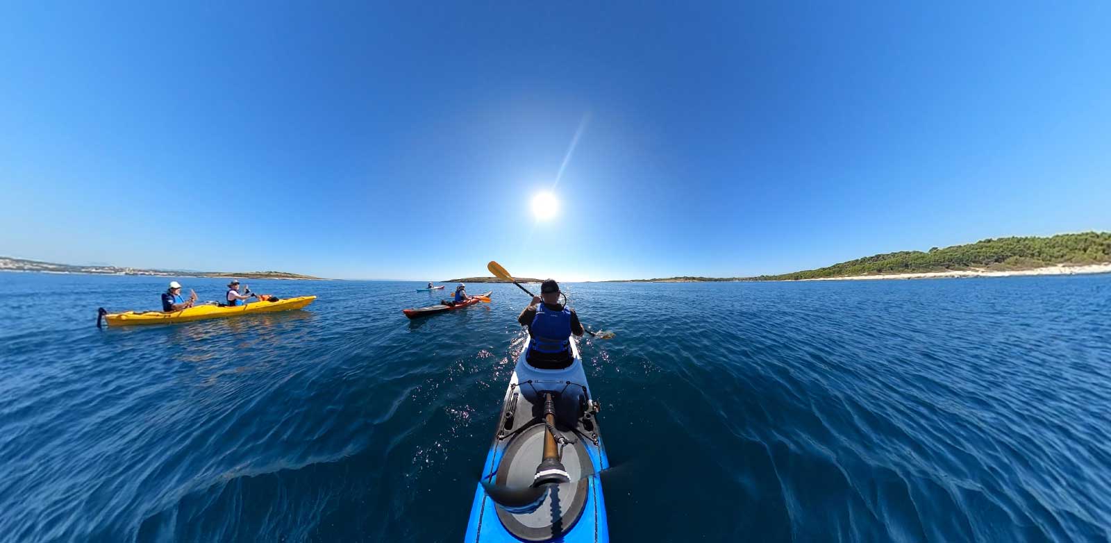 tengerikajak túra horvátország - premantura félsziget