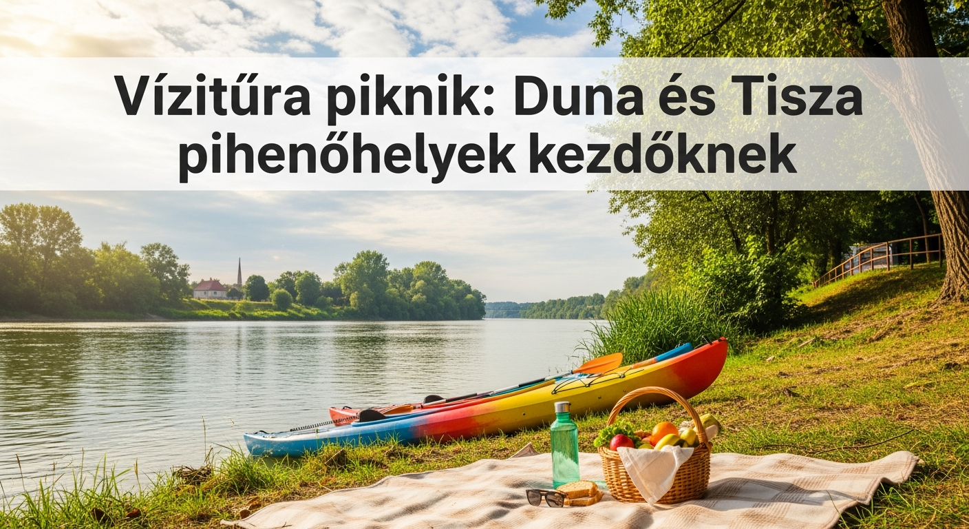 Vízitúra piknik: Duna és Tisza pihenőhelyek kezdőknek